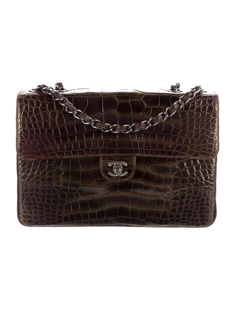 alligator chanel bag|chanel alligator bags for sale.